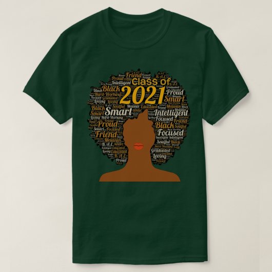 T-shirt Classe de mots 2021 en Art afro (Design devant)