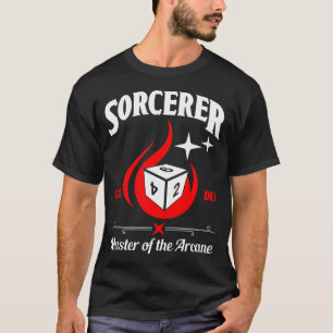 T-shirt Classe de personnage de D&D Ensorceleur