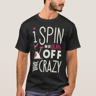 T-shirt Classe de rotation Burn Off Crazy Indoor Vélo de r