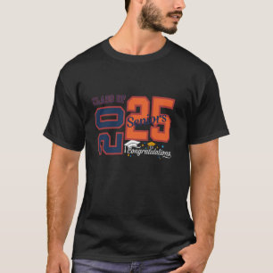T-shirt Classe de seniors 2025 félicitations 2025