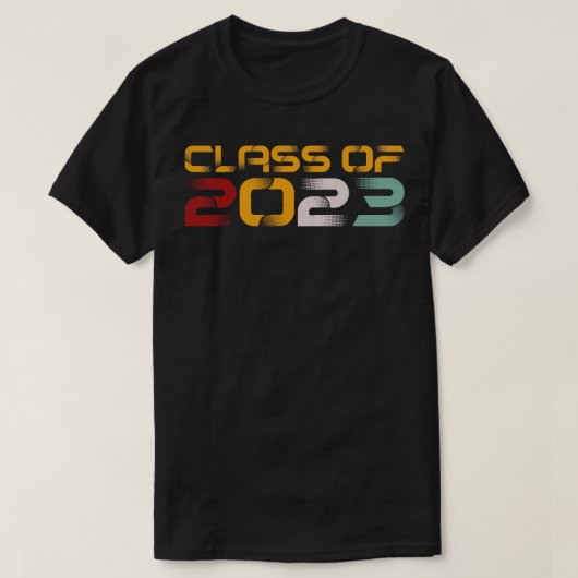 T-shirt Classe De Texte Rétro 2023 (Design devant)