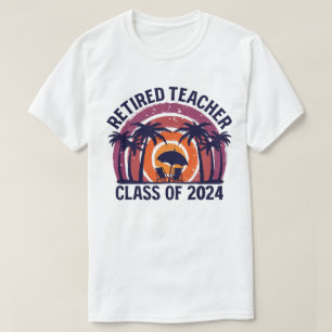 T-shirt Classe D'Enseignant Retraité De 2024 Enseignants R