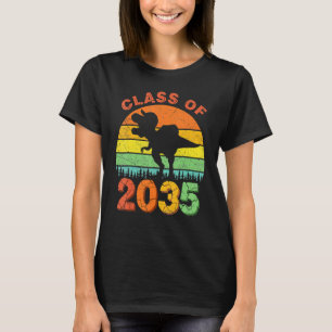 T-shirt Classe Dinosaure De 2035 Croître Avec Moi Premier 