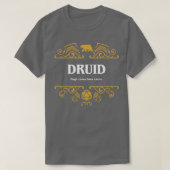 T-shirt Classe Druid Tabletop RPG Jeu 1 (Design devant)