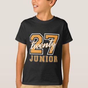 T-shirt Classe Junior 2027 Graduation Retour À L'École Ora