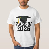 T-shirt Classe Letterman de 2026 Graduation (Devant)