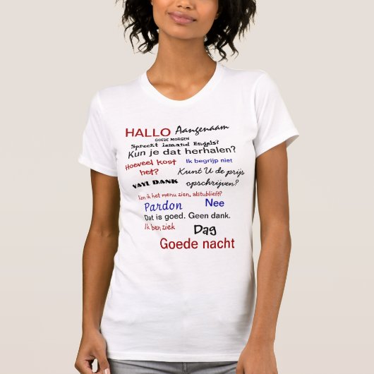 T-shirt Classe néerlandaise - Spreekt Nederlands ? (Devant)