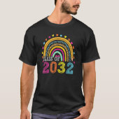 T-shirt Classe Of 2032 Pre K Graduate Preschool Graduation (Devant)