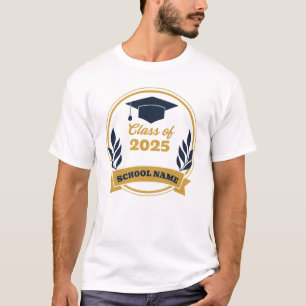 T-shirt Classe personnalisée de [Année] Graduation et nom 