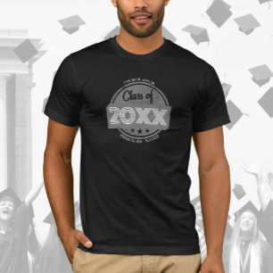 T-shirt Classe personnalisée Nom du diplômé Vintage