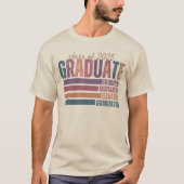 T-shirt Classe rétrospective de 2025 Graduate Custom Gradu (Devant)
