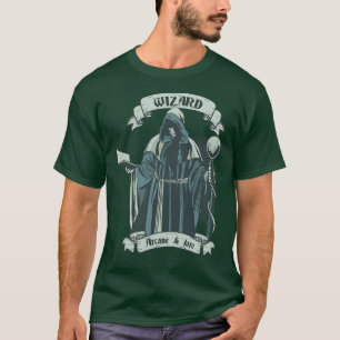 T-shirt Classe RPG Tablett Wizard