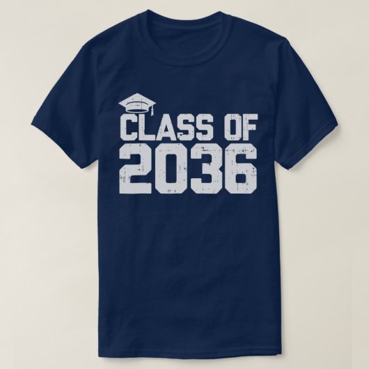 T-shirt Classe Scolaire De 2036 Croissance Avec Moi Emprei (Design devant)