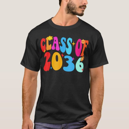 T-shirt Classe super De 2036 Augmenter Avec Moi Premier Jo (Devant)