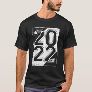 T-shirt Classe Supérieure De 2022 Diplôme Lycée Colleg