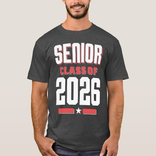 T-shirt Classe supérieure de 2026 (Devant)