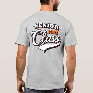T-shirt Classe supérieure, orange