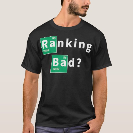 T-shirt Classement mauvais design pour les Marketers en li (Devant)