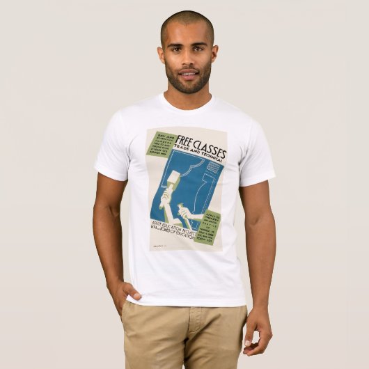 T-shirt Classes libres ~ Commerce et technique (Devant entier)