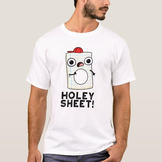 T-shirt Classeur de papier drôle de feuille Holey (Devant)