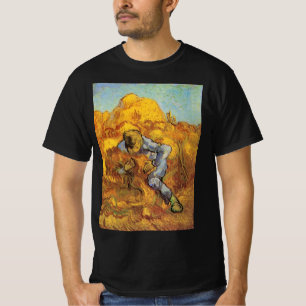 T-shirt Classeur Sheaf (après Millet) par Vincent van Gogh