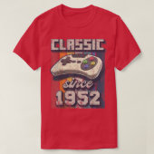 T-shirt Classic 1952 70e Anniversaire Retro Video Game Con (Design devant)