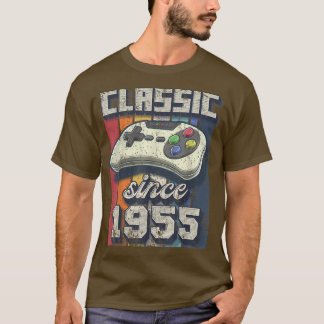 T-shirt Classic 1955 67th Birthday Retro Video Game Contro