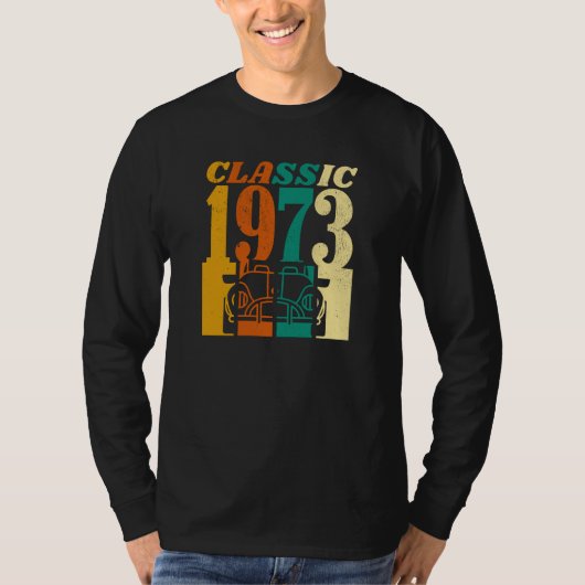T-shirt Classic 1973 52e anniversaire (Devant)