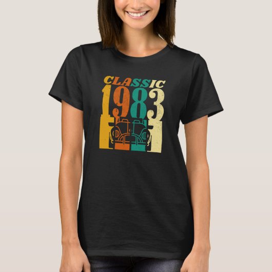 T-shirt Classic 1983 42e anniversaire (Devant)