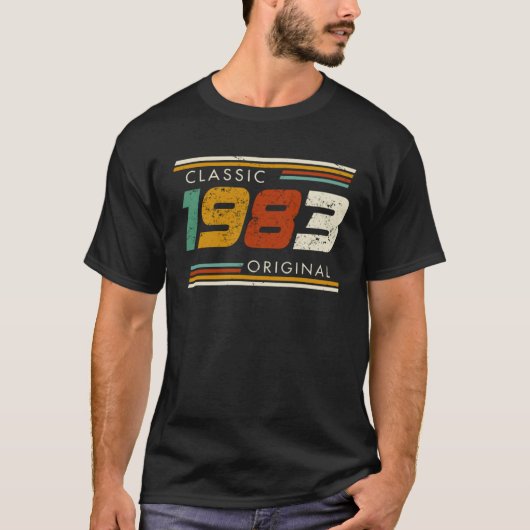T-shirt Classic 1983 Original Vintage (Devant)