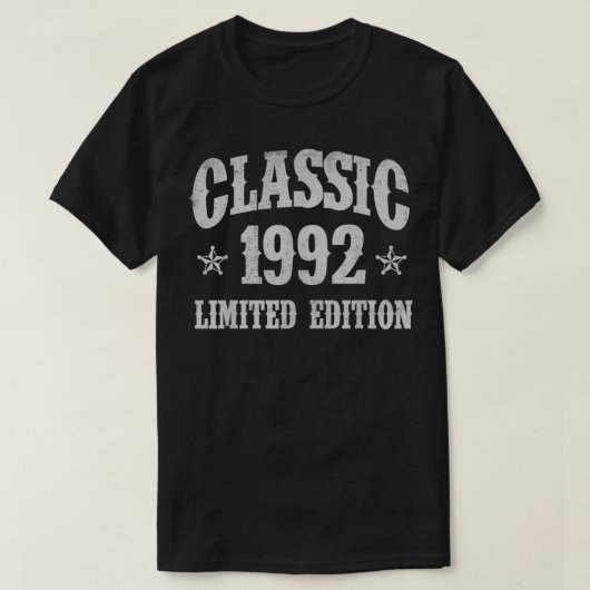 T-shirt Classic 1992 Limited Edition (Design devant)