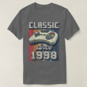 T-shirt Classic 1998 24e Anniversaire Retro Video Game Con (Design devant)