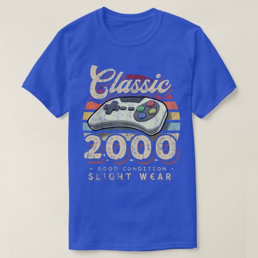 T-shirt Classic 2000 22e Anniversaire Retro jeu vidéo Cont (Design devant)