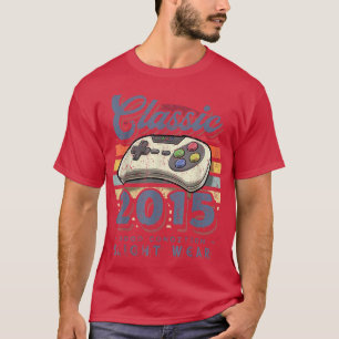T-shirt Classic 2015 7e Anniversaire Retro Video Game Cont