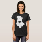 T-shirt Classic Albania Double Head Eagle Shqiponja Albani (Devant entier)