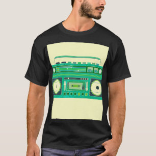 T-shirt Classic Boom Box Vintage Image