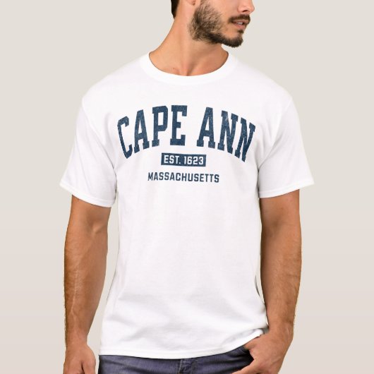 T-shirt Classic Cape Ann Massachusetts Angleterre (Devant)