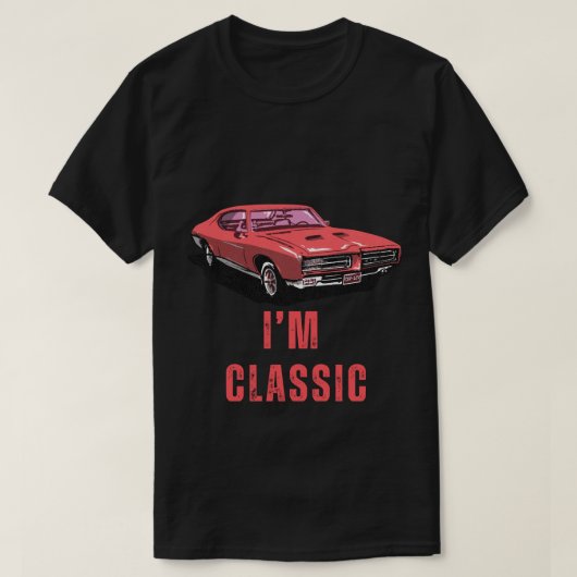 T-shirt classic car (Design devant)