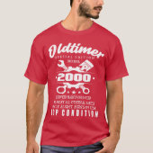 T-shirt Classic Car Special Edition Model 2000 Birthday vi (Devant)