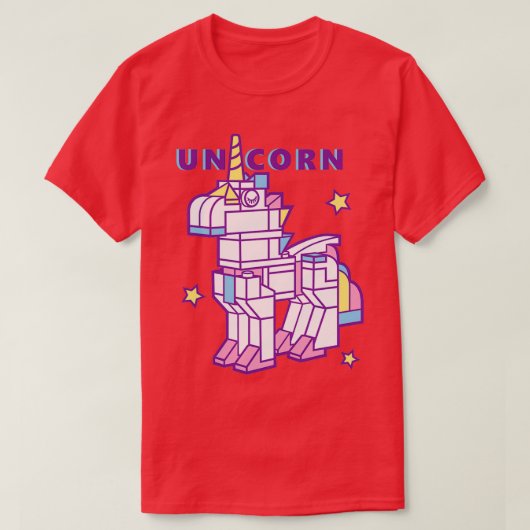 T-shirt Classic de Unicorn Robot (Design devant)