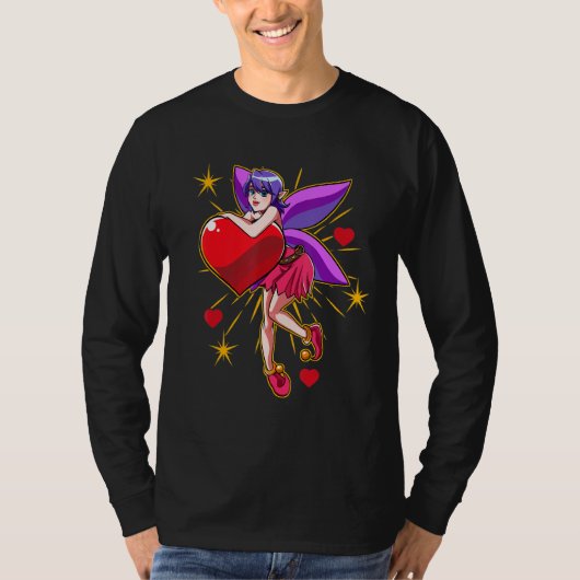 T-shirt Classic Fairy Tale Flying Garden Imaginaire de fle (Devant)