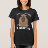 T-shirt Classic Ironic Rodent Capybara Witty Animal Lifet (Devant)