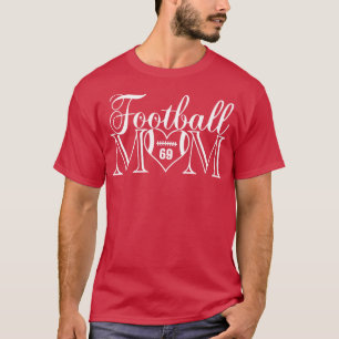 T-shirt Classic Maman 69 Thats My Boy Jersey Numéro