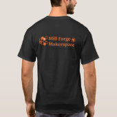 T-shirt Classic Mill Forge Makerspace (Dos)