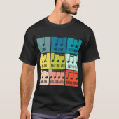 T-shirt Classic Music Notes Compositeur de la feuille de m (Devant)