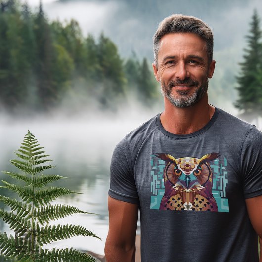 T-shirt Classic Noble Grand Chevêche Portrait Outdoo