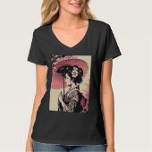T-shirt Classic Portrait Geisha (Devant)