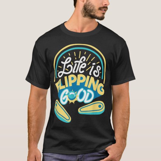 T-shirt Classic Retro Arcade Pinball - Arcade Game Retro 8 (Devant)