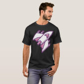 T-shirt Classic retro jeu vaisseau spatial drôle (Devant entier)