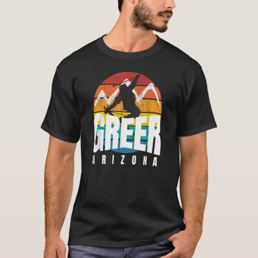 T-shirt Classic Ski Greer Arizona Rad Ski Jumper Retro Sun (Devant)